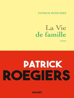 cover image of La vie de famille